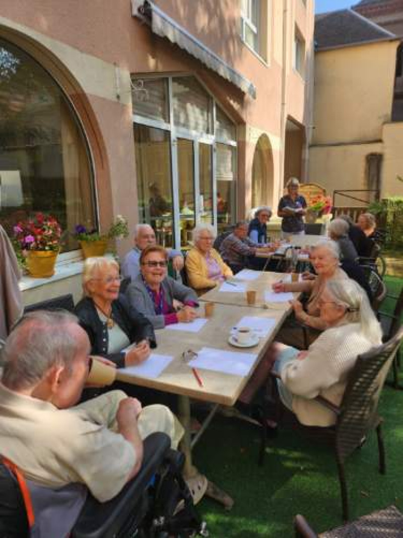 Dictée de rentrée sous le soleil